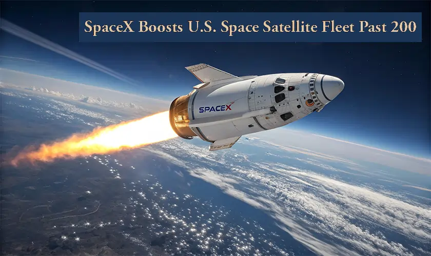 SpaceX Boosts U.S. Space Satellite Fleet Past 200
